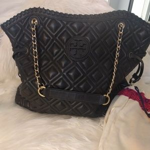Tory Burch slouchy Marion tote